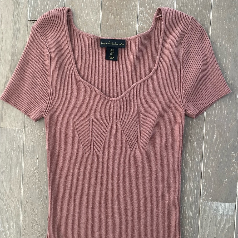 House of Harlow 1960 Dusty Rose Dress - Picture 2 of 5